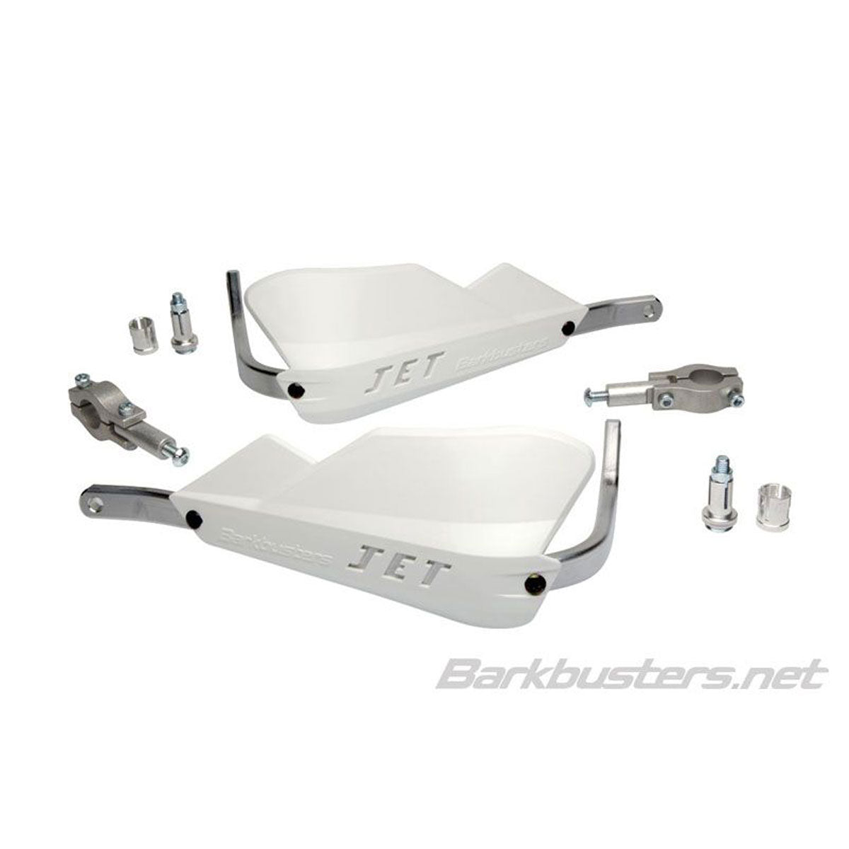 Barkbusters Jet Handguards White Full Standard Kit
