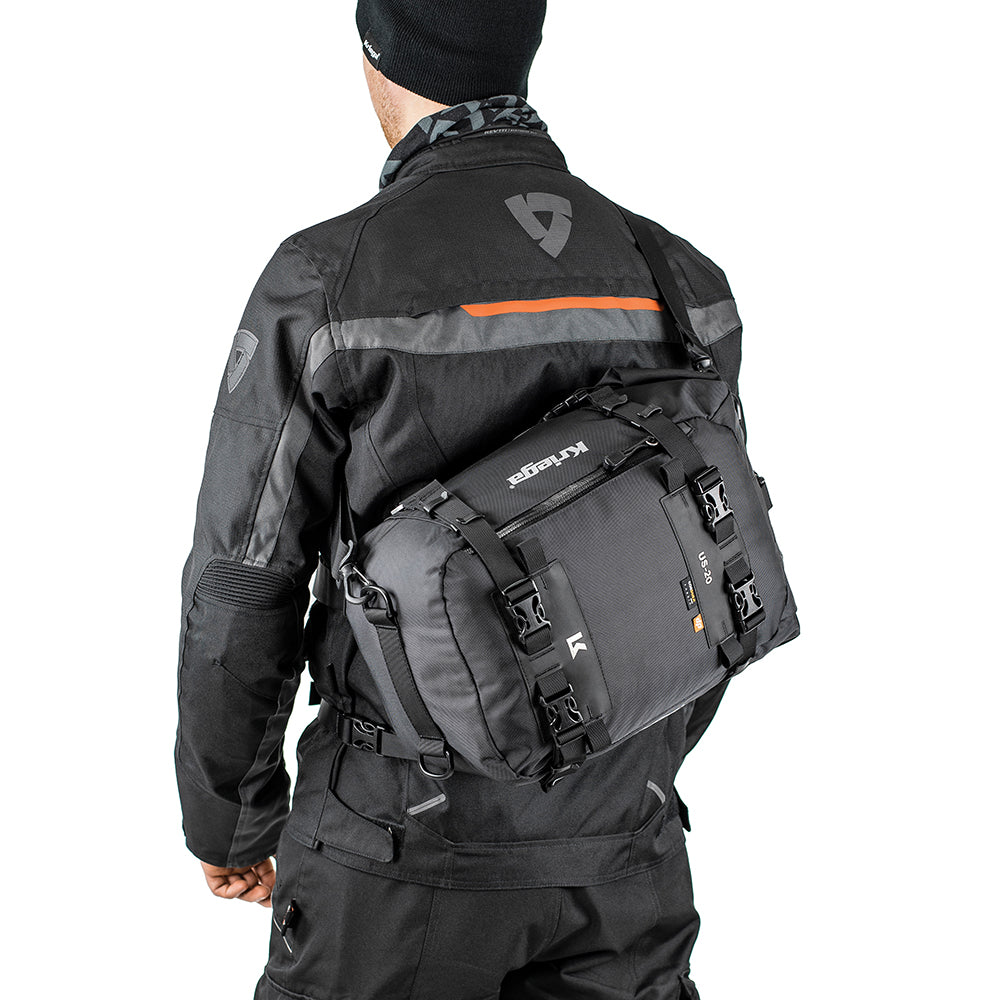 Kriega US-20 Drypack used as a bag
