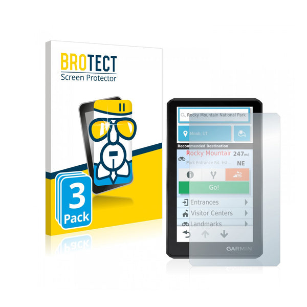 BROTECT AirGlass Screen Protector 3 Pack (Garmin Zumo XT)